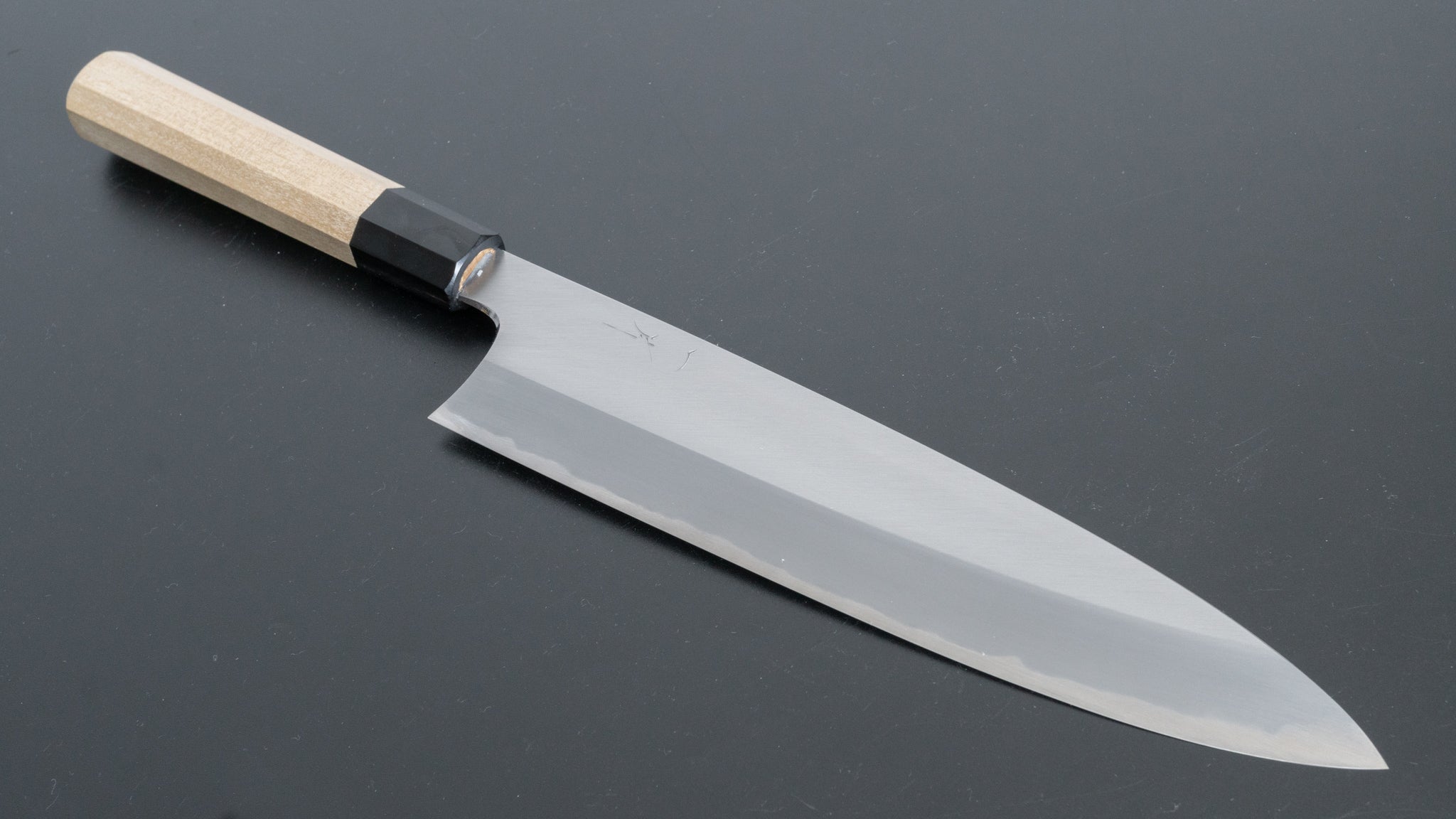 Hitohira Togashi White #1 Migaki Gyuto 240mm Japanese Chef Knife with Ho Wood Handle - Professional Kitchen Knife for Slicing, Dicing & Chopping - Perfect for Home Cooks & Chefs