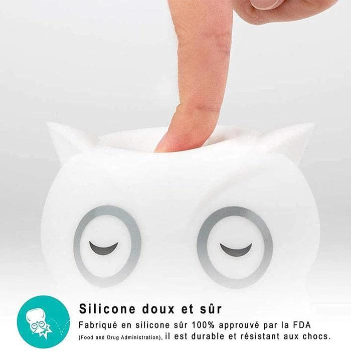 Portable USB Rechargeable Silicone Night Light - Soft Glow for Kids, Nursery, Bedroom, Travel & Camping