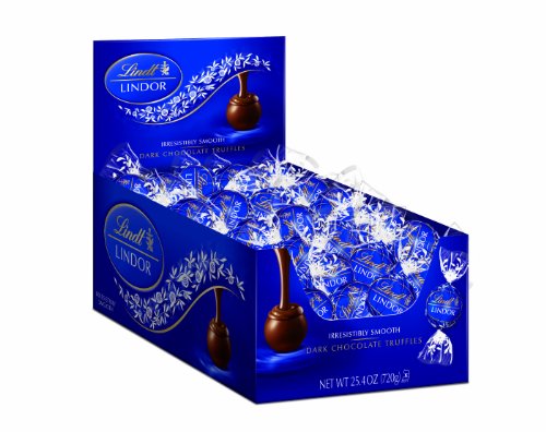 Lindt Lindor Dark Chocolate Truffles - 60 Count Box | Premium Swiss Chocolate Gifts for Holidays, Birthdays & Parties | Perfect for Christmas, Valentine's Day & Corporate Gifting