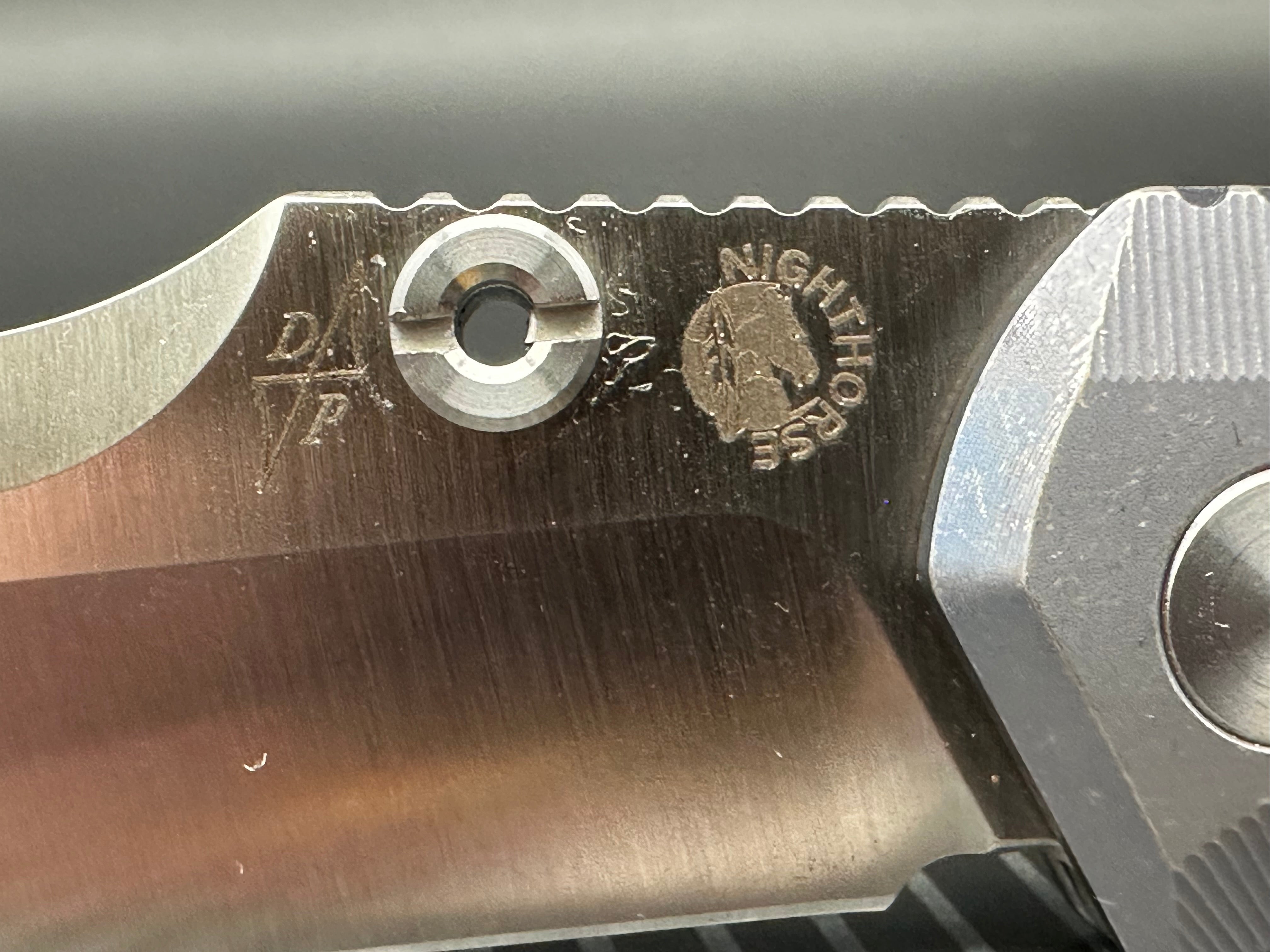 BYond EDC Pinkerton Nighthorse - Premium Everyday Carry Knife for Outdoor, Camping & Survival | Tactical Folding Pocket Knife with Stainless Steel Blade & Ergonomic Grip