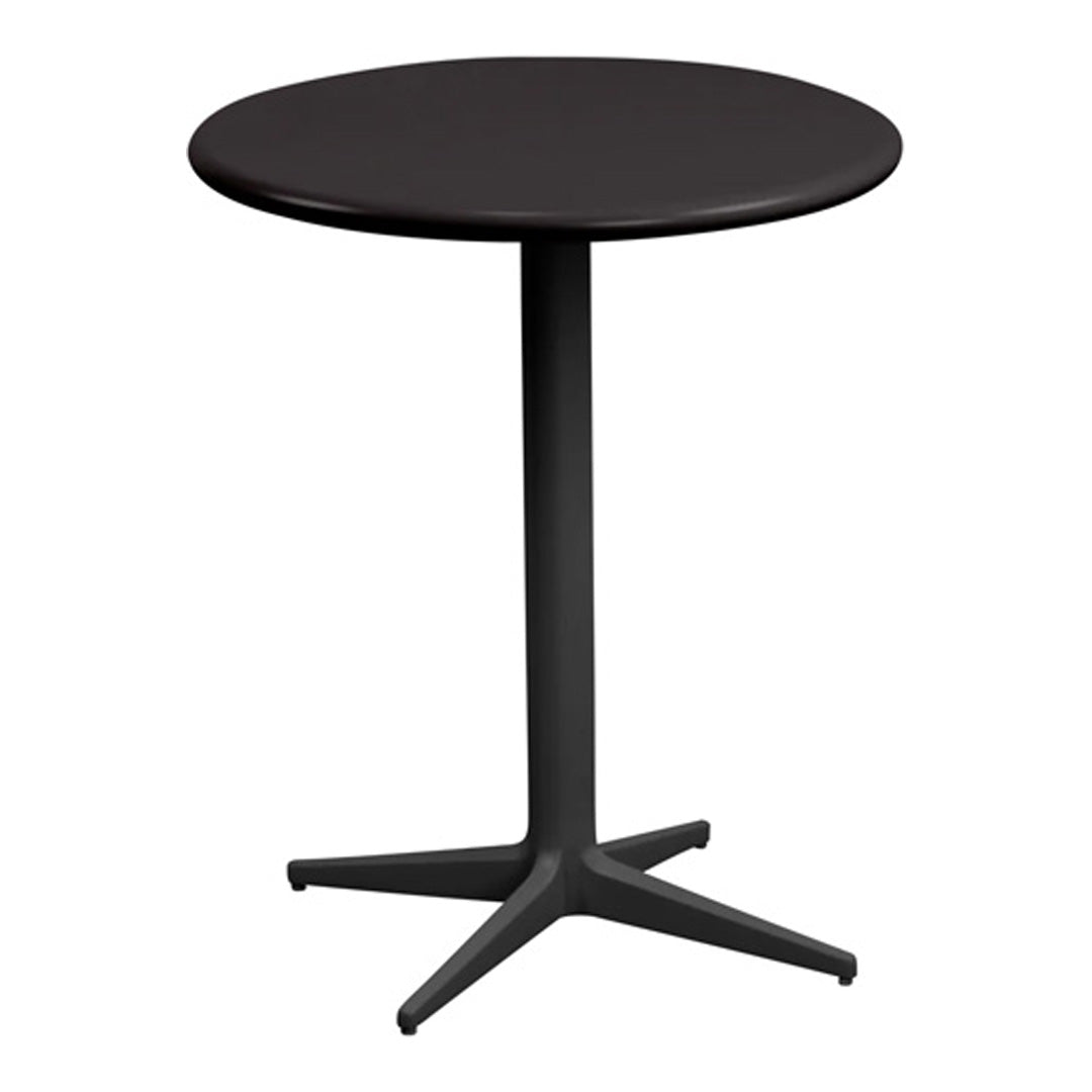 Round Drop Outdoor Cafe Table - Patio Dining & Garden Furniture for Restaurants, Coffee Shops & Backyard Decor