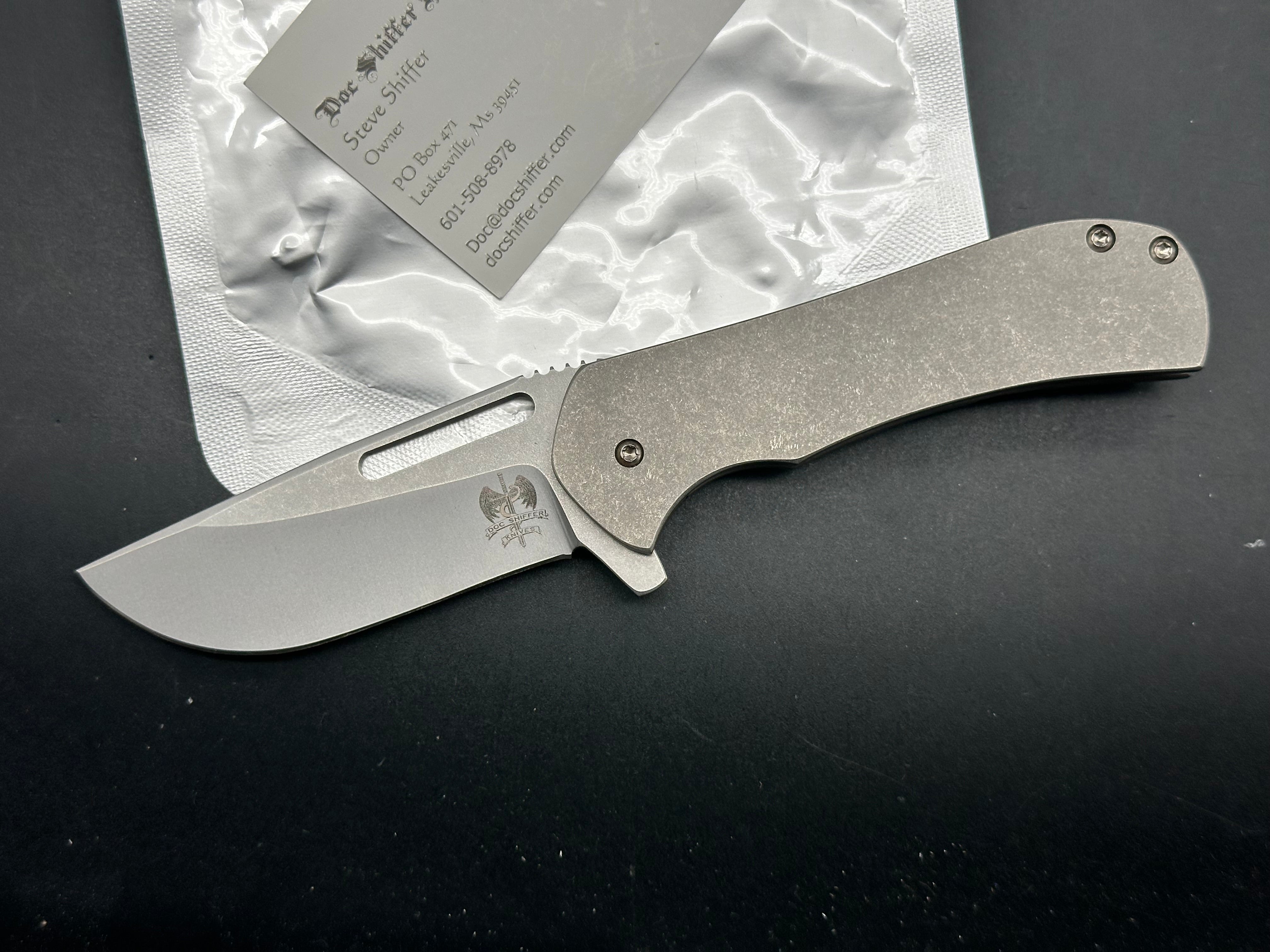 Doc Shiffer 3 Recon Flipper - Premium Tactical Pocket Knife for Outdoor Survival, Camping & EDC | Heavy Duty Folding Knife with Quick Deploy Blade for Hunting, Hiking & Everyday Carry