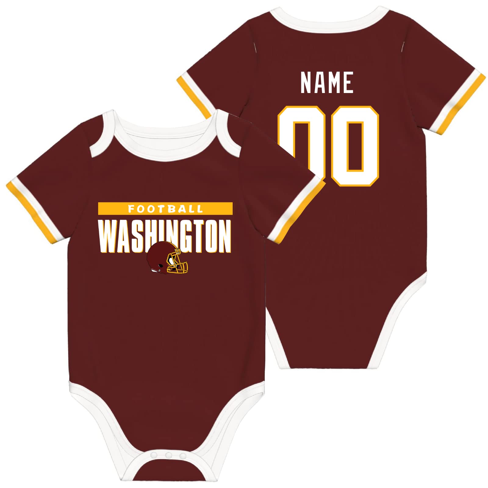 Custom Personalized Baby Clothes Set - 100% Cotton Embroidered Name & Number Outfit - Perfect Baby Shower Gift & Newborn Photoshoot Outfit