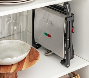 Tefal Inicio 2000W Electric Indoor Grill - Non-Stick BBQ Grill Pan for Healthy Cooking, Perfect for Steak, Chicken, and Vegetables - Ideal for Home Kitchen, Dorm, or Small Apartments