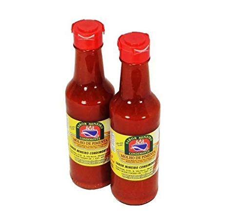 Sabor Mineiro Hot Sauce - 145ml Brazilian Chili Pepper Sauce for Tacos, Grilling & Spicy Food Lovers