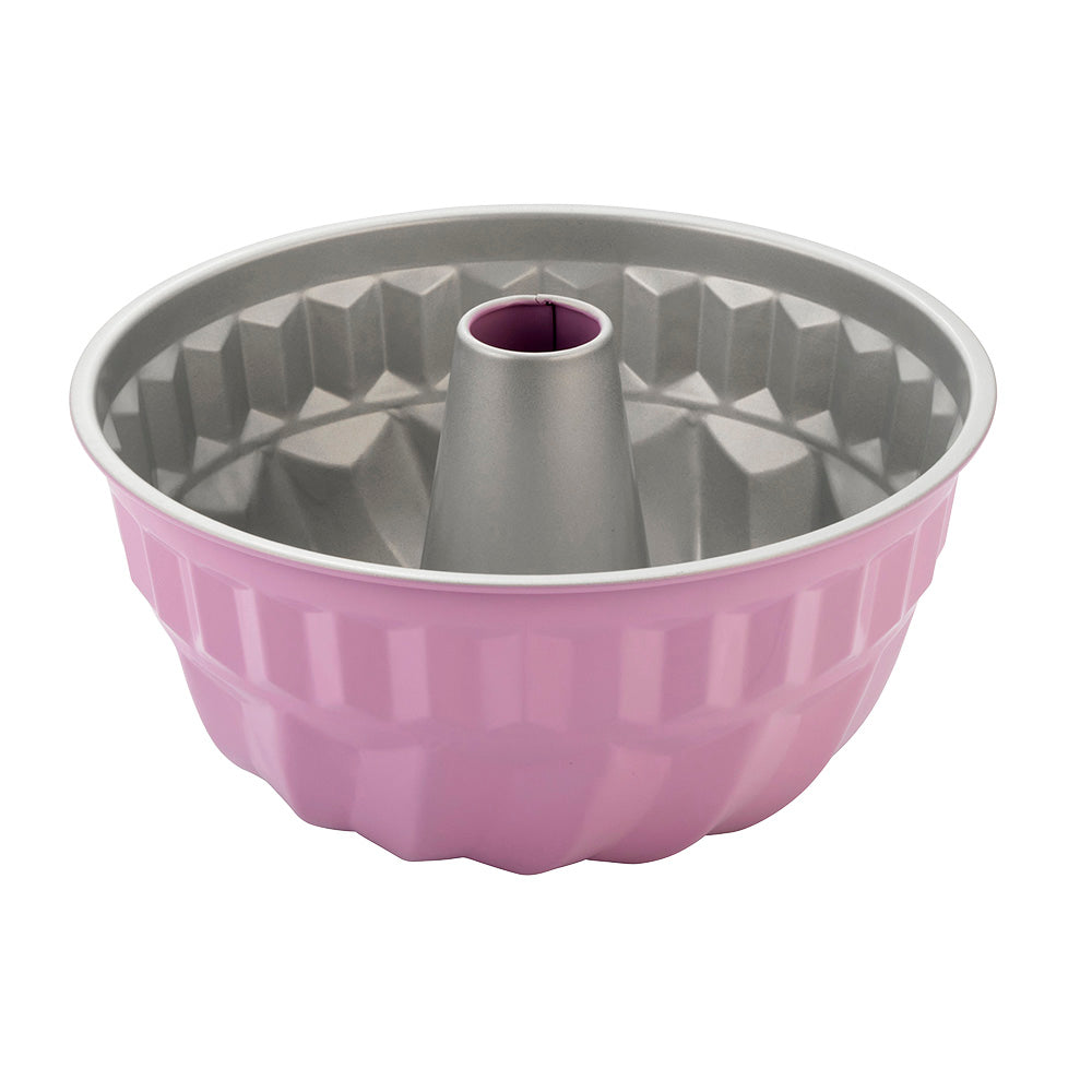 Non-Stick 21cm Purple Two-Tone Bundt Cake Pan - Perfect for Baking Cakes, Muffins & Desserts - Ideal for Home Bakers & Party Treats