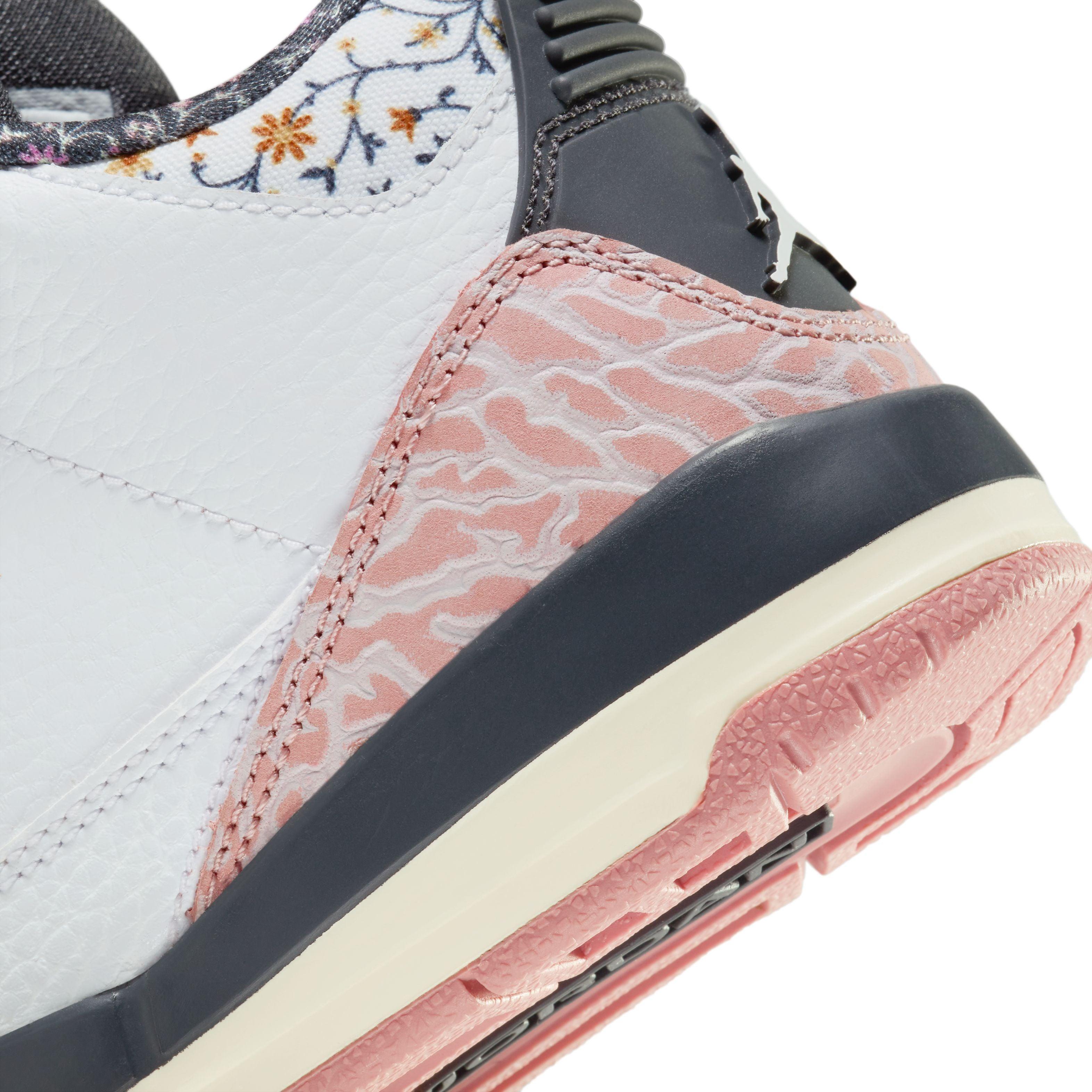 Air Jordan 3 Retro 'Red Stardust' Kids Basketball Shoes - Stylish Sneakers for Boys & Girls - Perfect for School, Sports & Casual Wear