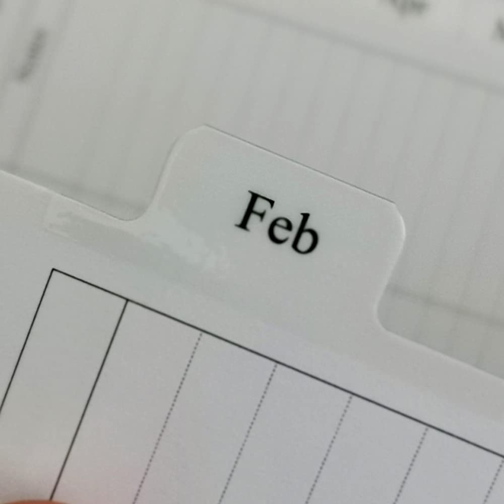 2025 Weekly Planner Refills for 11-Discbound Notebooks - Monthly Tabs, Letter Size 8.5