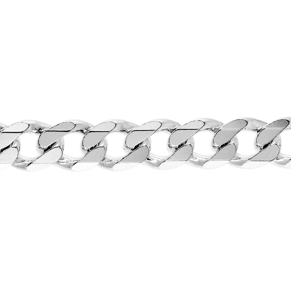 Sterling Silver 9mm Thick Cuban Link Chain Necklace & Bracelet Set for Men - Nickel Free, Beveled Edges, Italy Crafted (7-36 Inch) - Perfect for Gifts, Hip-Hop Fashion & Everyday Wear