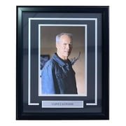 Clint Eastwood Autographed Signed Framed 11x14 Photo - Authentic Collectible Memorabilia for Movie Fans & Western Decor - Perfect for Home Theater, Man Cave, or Office Display