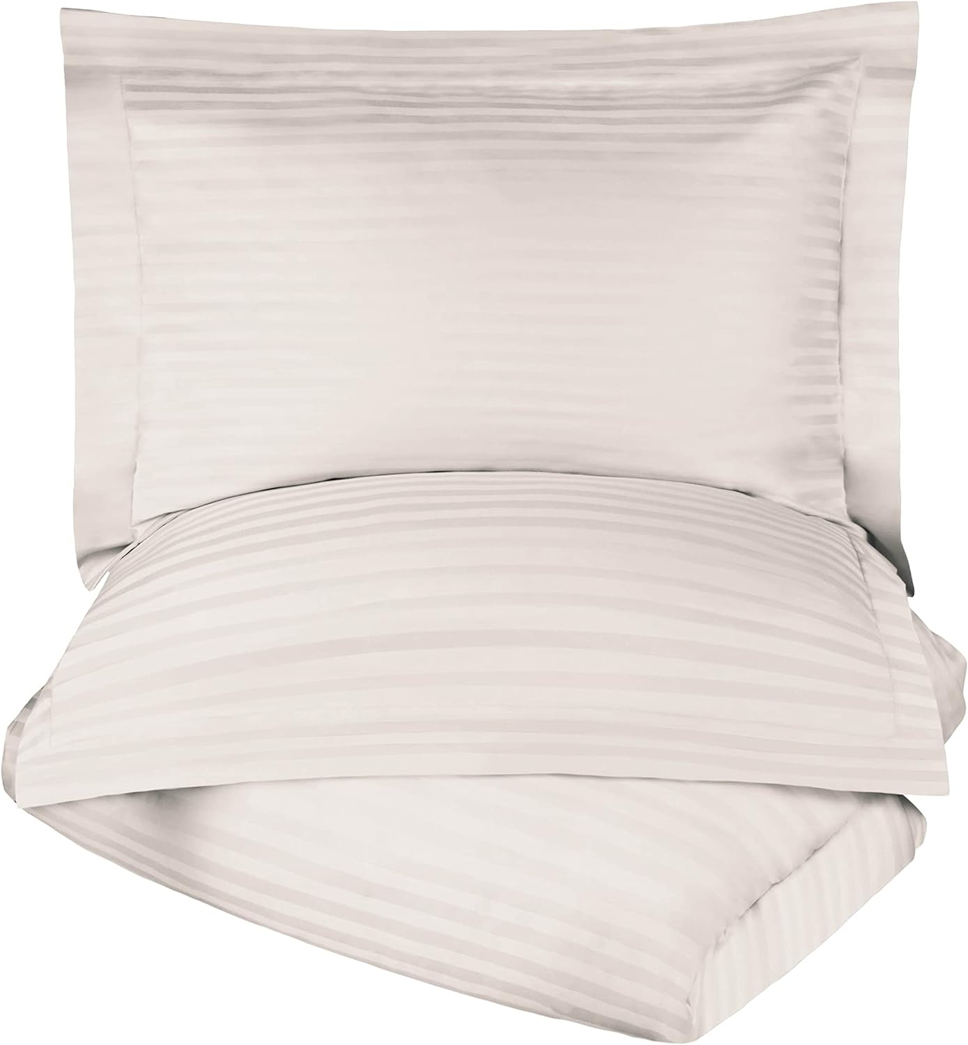 Premium Egyptian Cotton 300 Thread Count Duvet Cover Set - Soft Luxury Bedding for Master Bedroom & Guest Room (Queen/King Size) | Breathable & Wrinkle-Resistant for All-Season Comfort