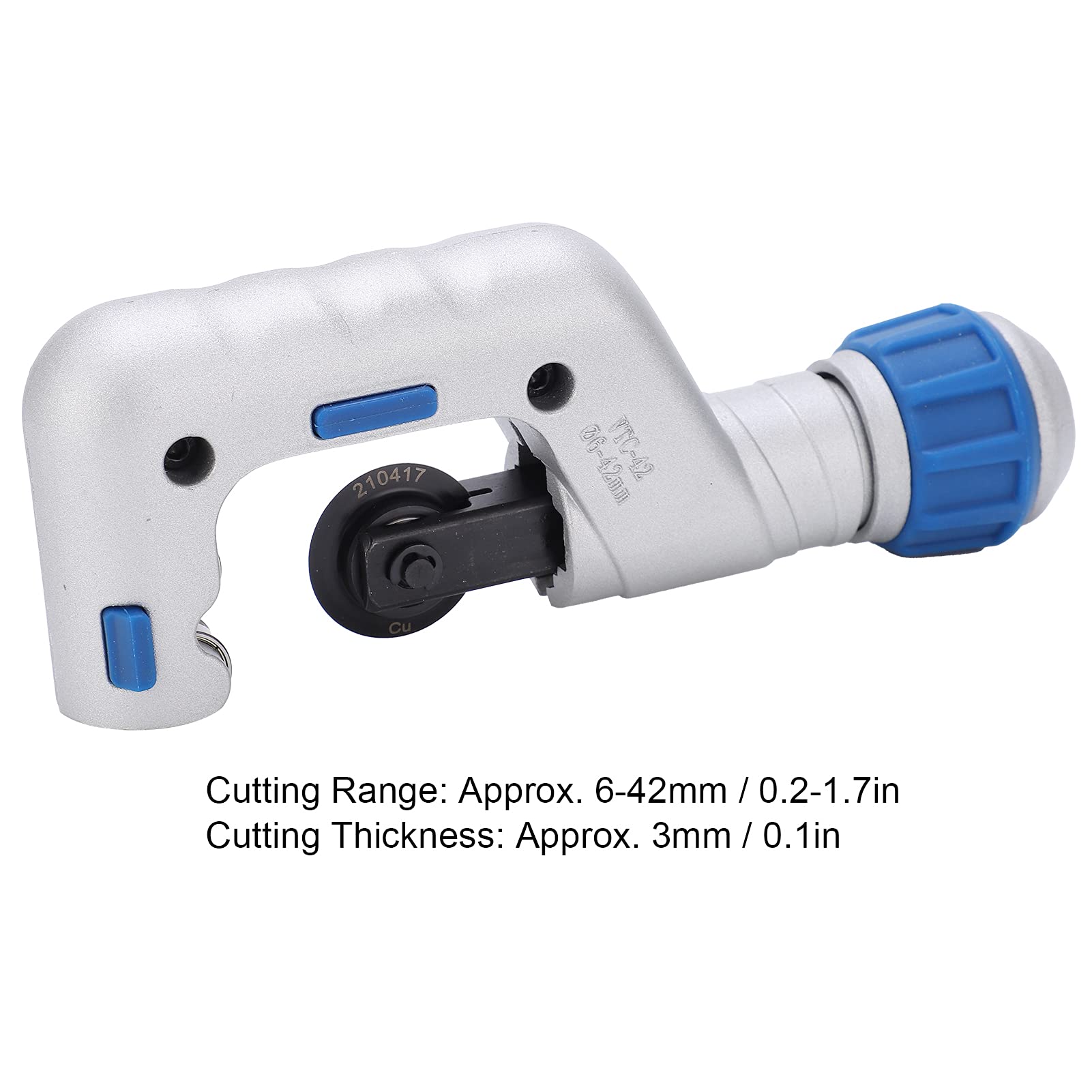 **Tube Cutter - Single Roller Pipe Cutting Tool for Aluminum & Thin Stainless Steel Tubes | Perfect for HVAC, Plumbing & DIY Projects**