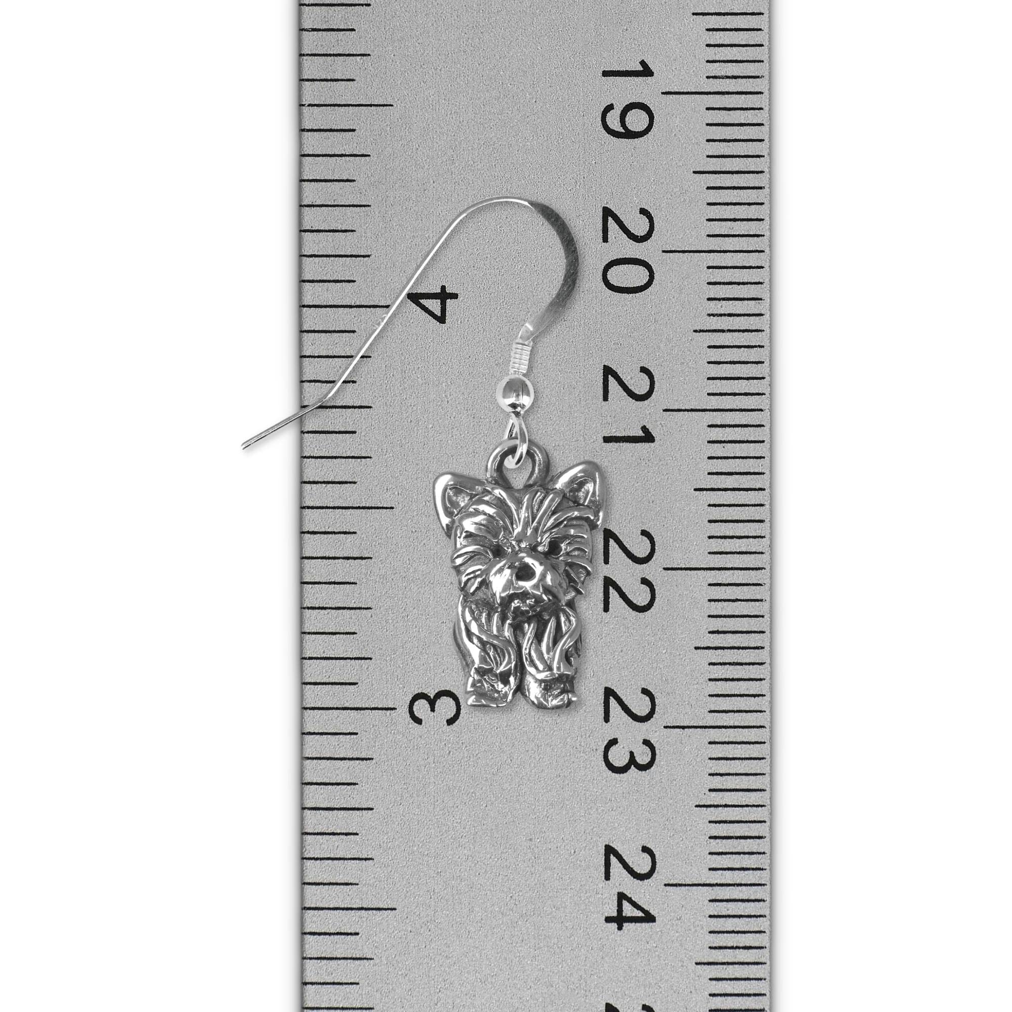 Sterling Silver Yorkie Dog Earrings for Women | Handmade Yorkie Jewelry Gifts | Perfect for Dog Lovers & Pet Owners | Birthday, Anniversary & Christmas Gifts for Her