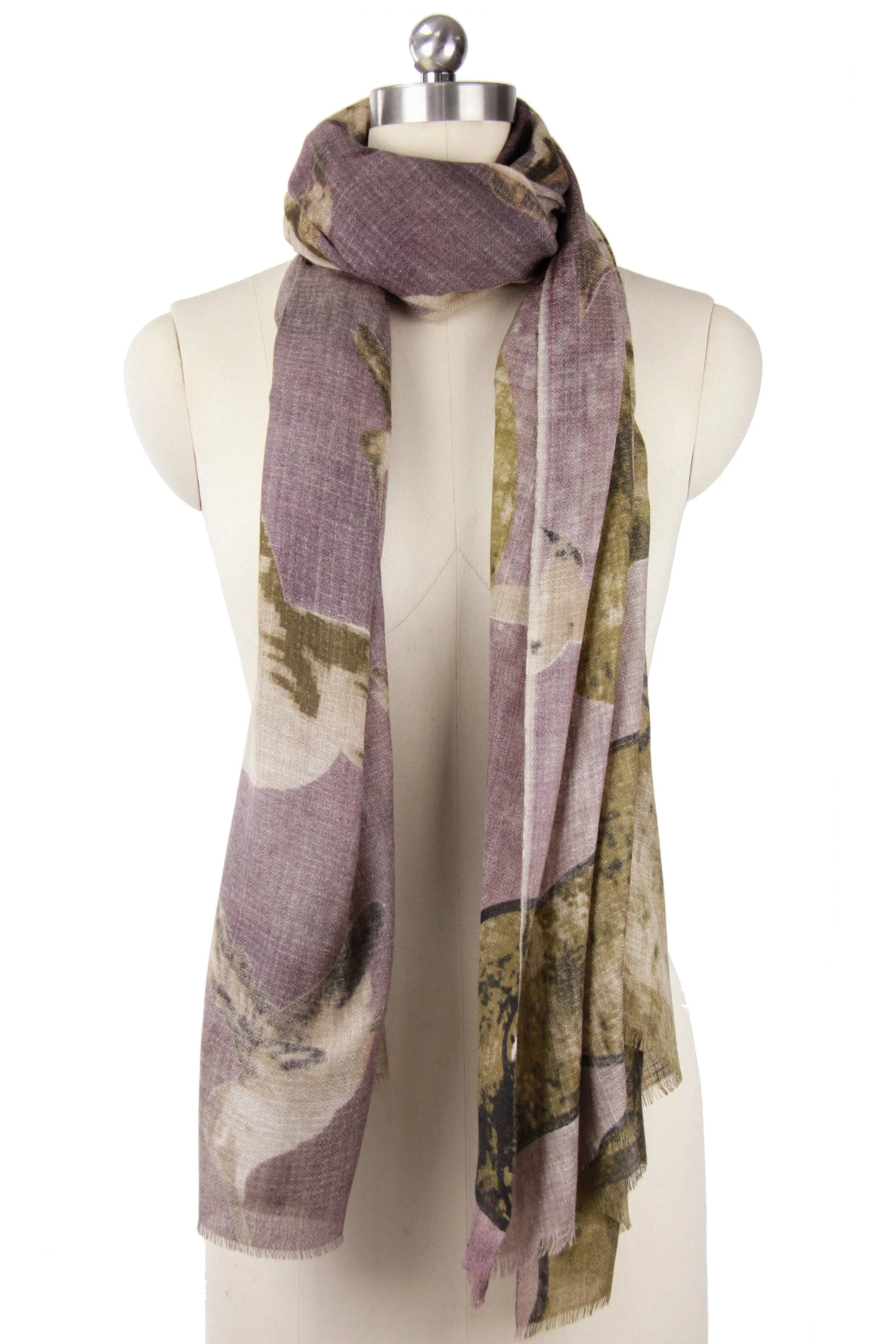 Stylish Hummingbird Printed Scarf - Lightweight Fashion Accessory for Women - Perfect for Spring Outfits, Office Wear & Special Occasions