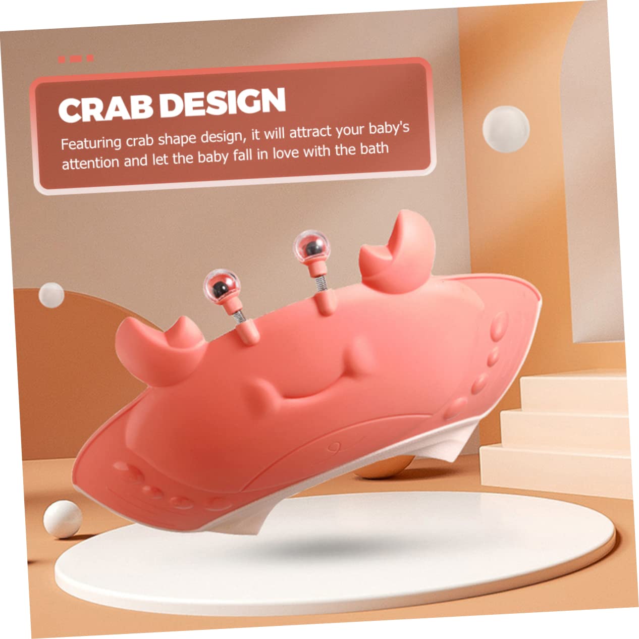 10 Pcs Crab Shampoo Cap - Waterproof Bathing Hat for Adults & Kids, Reusable Plastic Shampoo Cap for Hair Washing, Showering & Spa Care