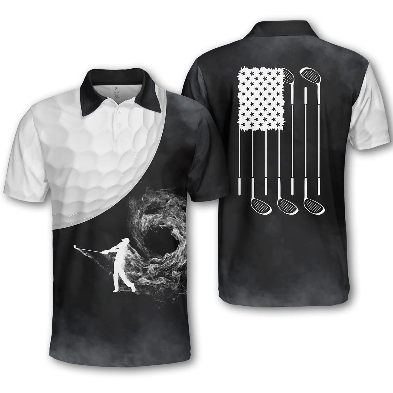 Funny Golf Shirts for Men - Pologen Dry Fit Crazy Golf Polo Shirts | Perfect Golf Gifts for Men | Ideal for Golf Tournaments, Casual Wear & Funny Outfits