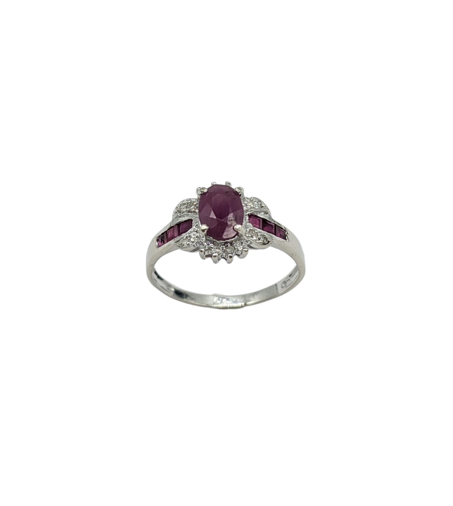 Exquisite Ruby and Diamond Fashion Ring for Women - Elegant Jewelry Gift for Valentine's Day, Anniversary & Special Occasions