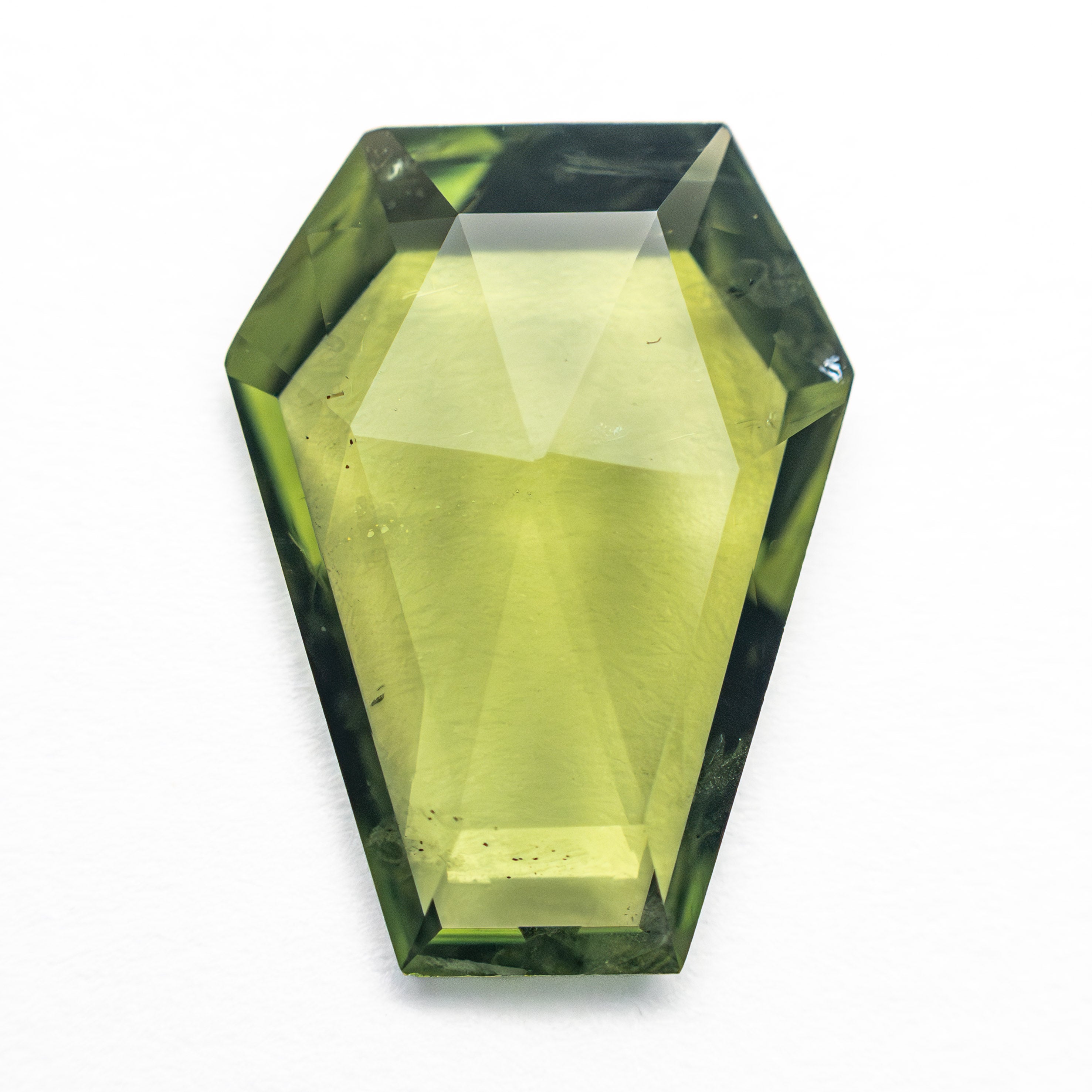 2.85ct Natural Coffin Rose Cut Sapphire Gemstone - 12.76x9.51x2.42mm for Jewelry Making, Engagement Rings & Unique Gifts