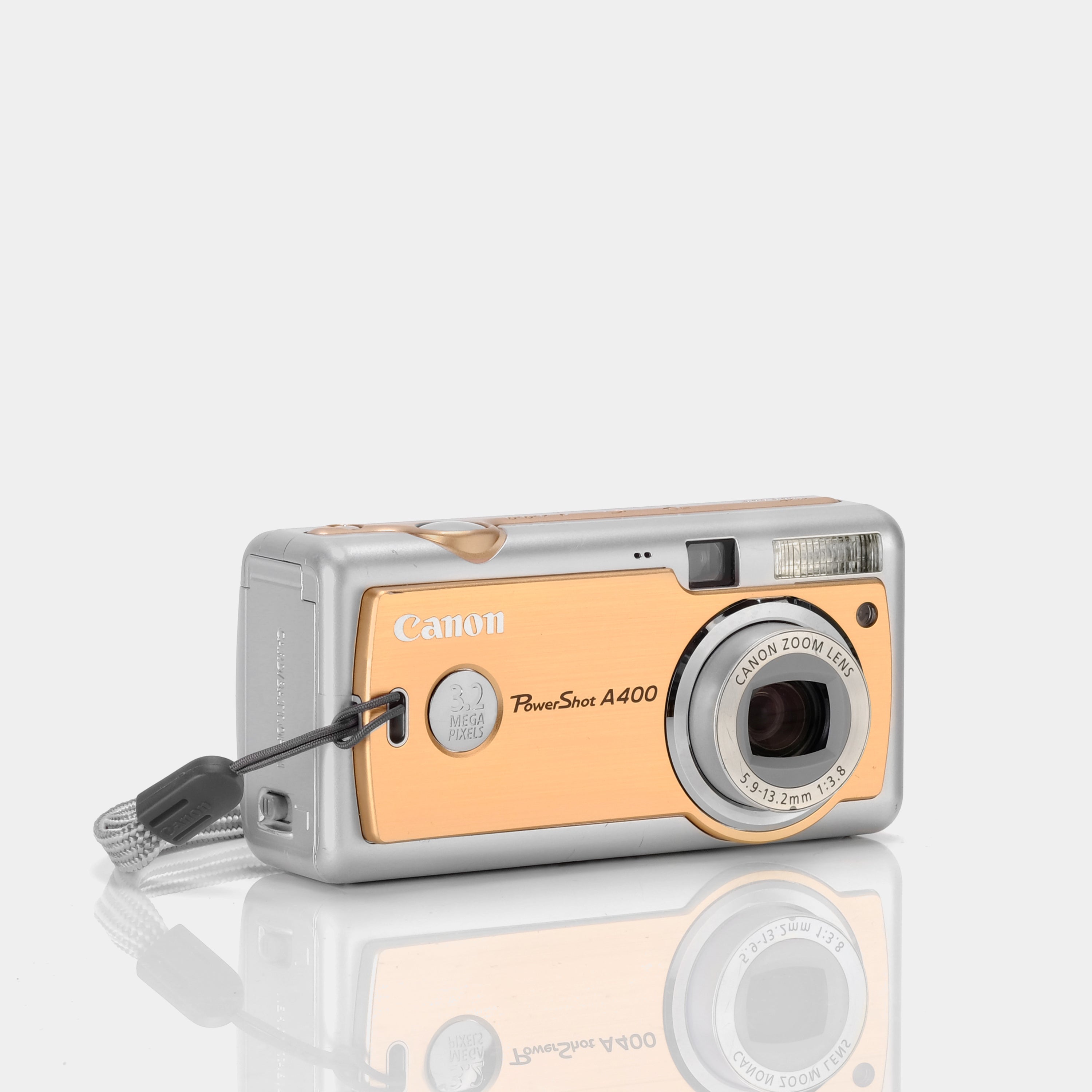 Canon PowerShot A400 20MP Digital Camera with 8x Zoom - Compact Point and Shoot Camera for Travel, Vlogging & Everyday Photography (Orange)