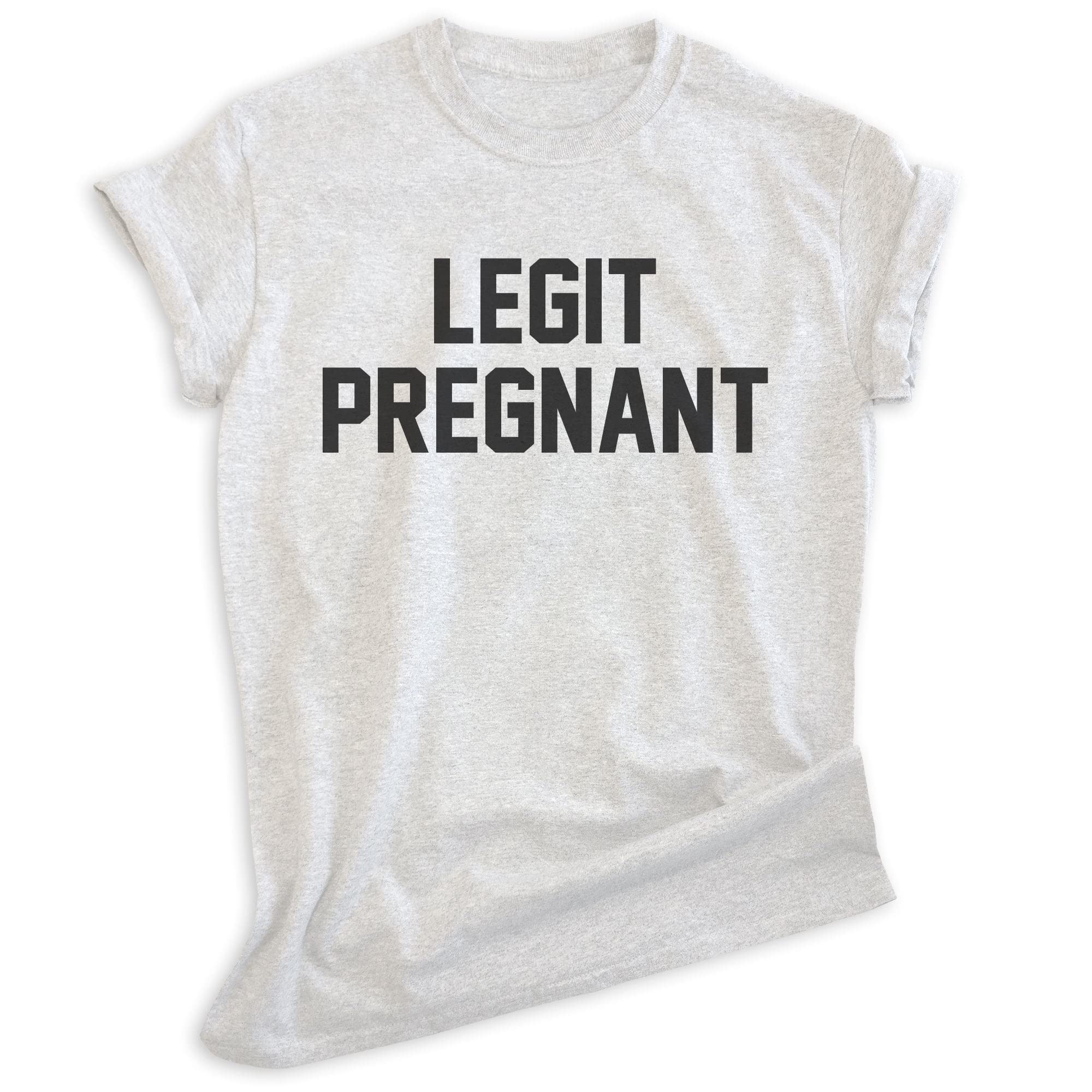 EVERTREE CLOTHING Maternity T-Shirt for Pregnancy Announcement - Comfortable Unisex Women's Baby Bump Shirt - Perfect for Gender Reveal, Baby Shower & Photo Shoots