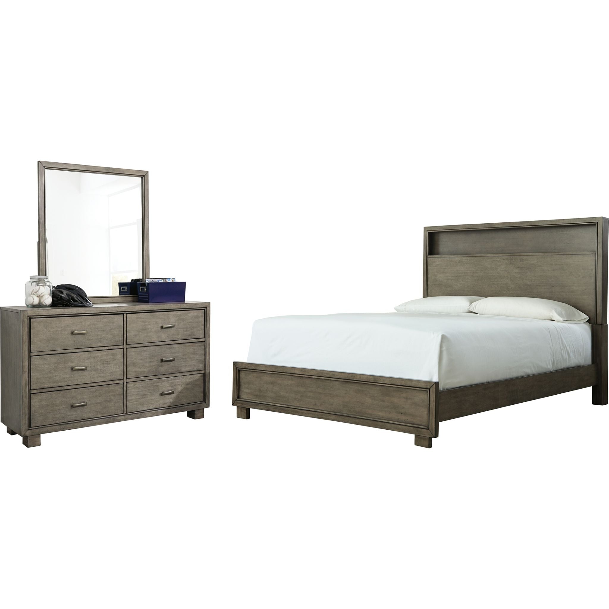 Arnett 5-Piece Gray Bedroom Storage Set - Organize Your Closet, Dresser & Nightstand for a Tidy Space