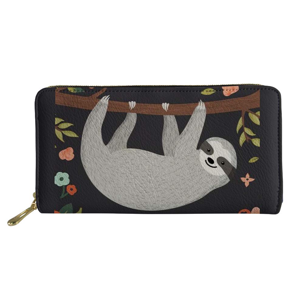 Showudesigns Genuine Leather Wallet Clutch Bag for Women & Men - Fashion Animal Print Long Purse Organizer - Perfect for Travel, Work & Everyday Use