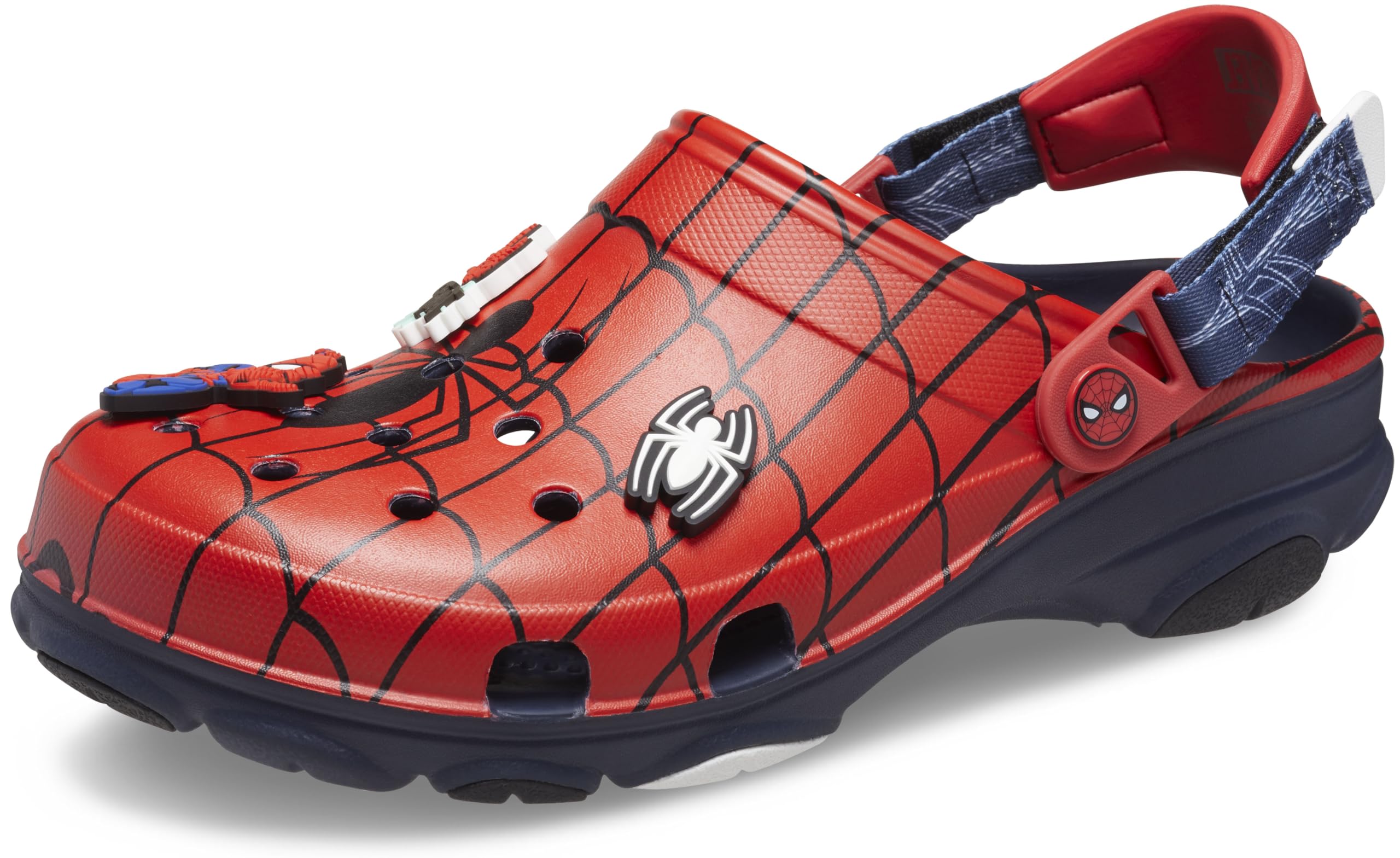 Crocs Unisex-Adult Marvel Superhero Clogs | Spiderman, Black Panther & Captain America Licensed Character Shoes | Comfortable Slip-On Water Shoes for Men & Women | Perfect for Casual Wear, Beach, Pool & Outdoor Activities