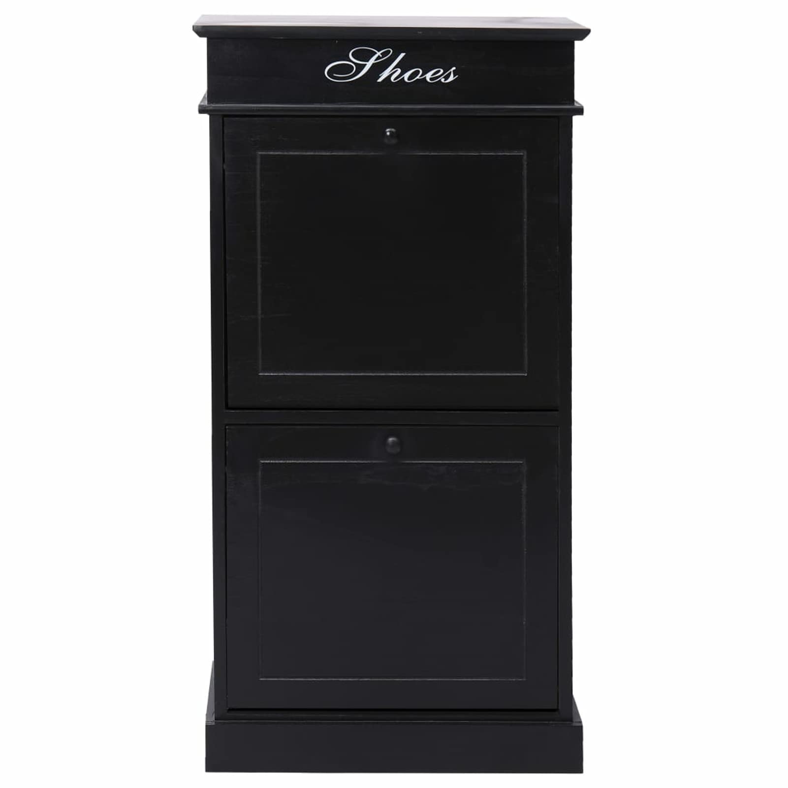 Festnight Wooden Shoe Cabinet with Drawers - 19.7