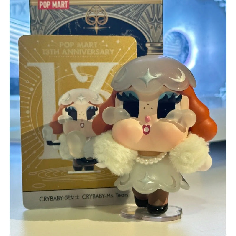 Pop Mart 13th Anniversary Series Crybaby Spotlight Collectible Figure - Limited Edition Vinyl Toy for Display & Collection (Perfect for Anime Fans, Home Decor, and Gift Giving)