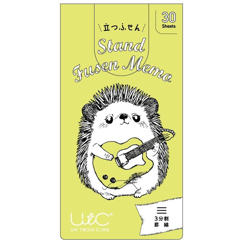 HISAGO Animal Sticky Notes - Fun & Adhesive Memo Pads for Office, School & Home Organization - Cute Stand-Up Animal Design for Desks, Planners & Bulletin Boards