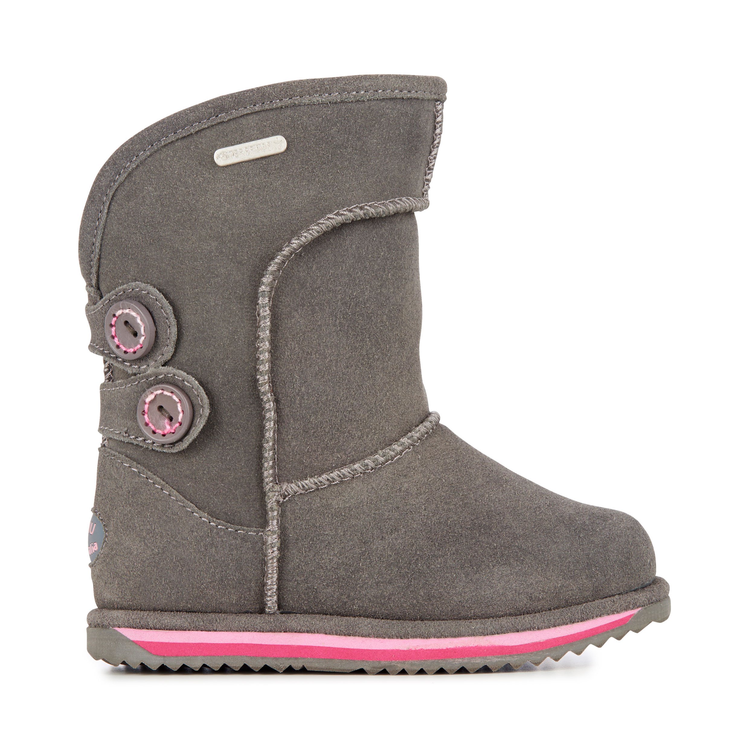 EMU Australia Unisex Kids Charlotte Waterproof Snow Boots - Warm Winter Boots for Boys & Girls - Perfect for Snow Play, Hiking & Outdoor Adventures