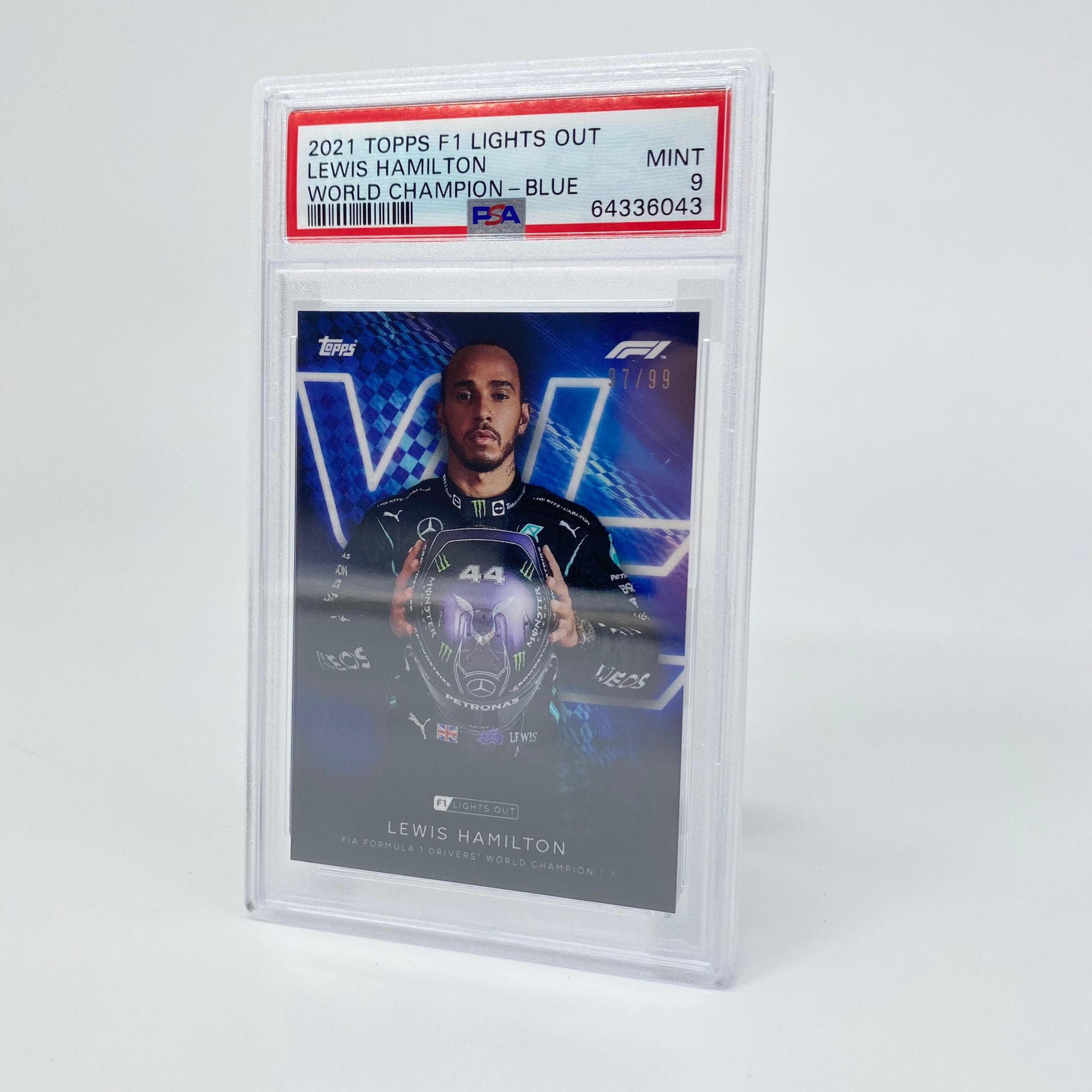 PSA 9 Graded 97/99 Lewis Hamilton Formula 1 World Champion Trading Card - Perfect for F1 Collectors, Sports Memorabilia Fans, and Investment Collectibles