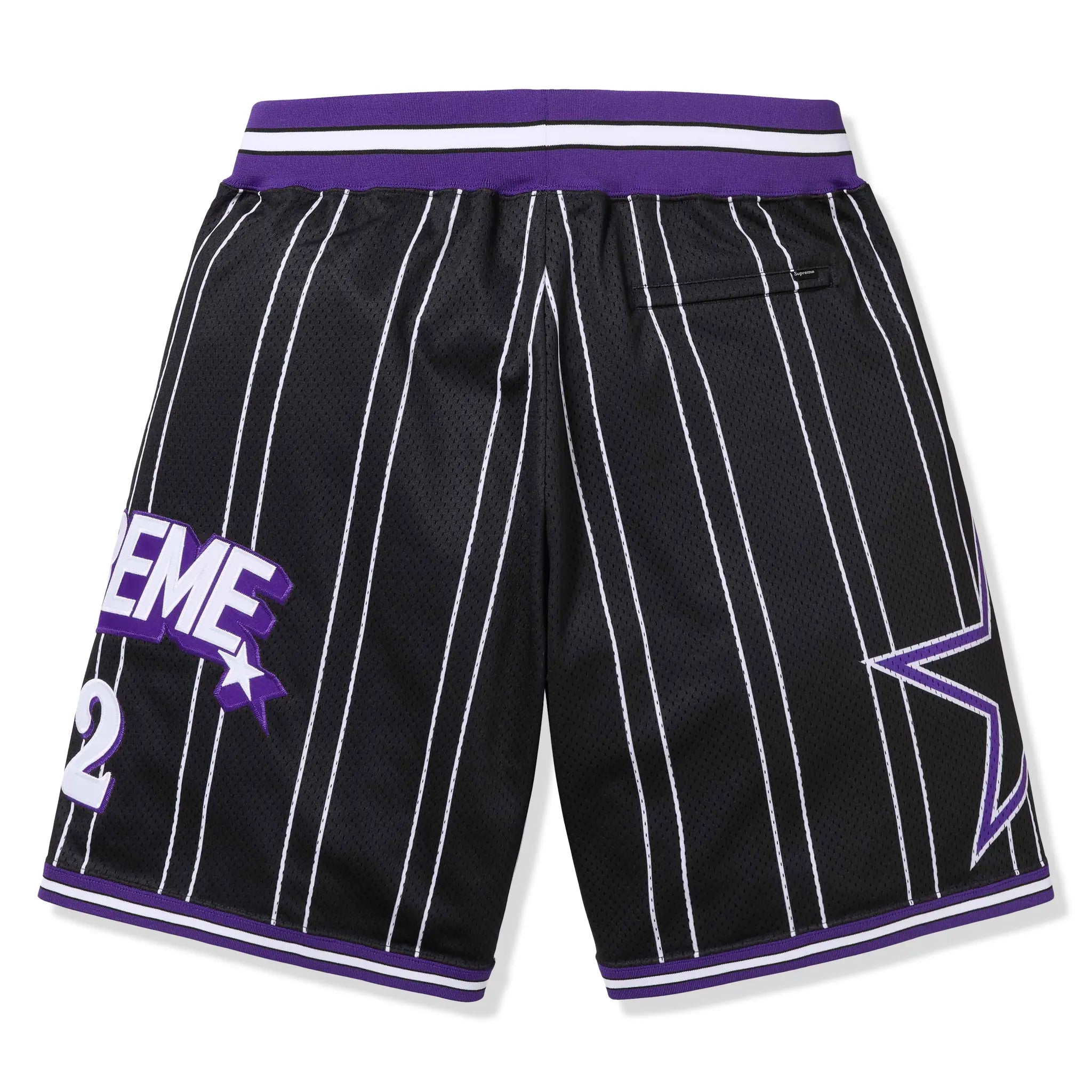 Supreme Star Men's Basketball Shorts - Black Athletic Shorts for Training, Gym & Casual Wear