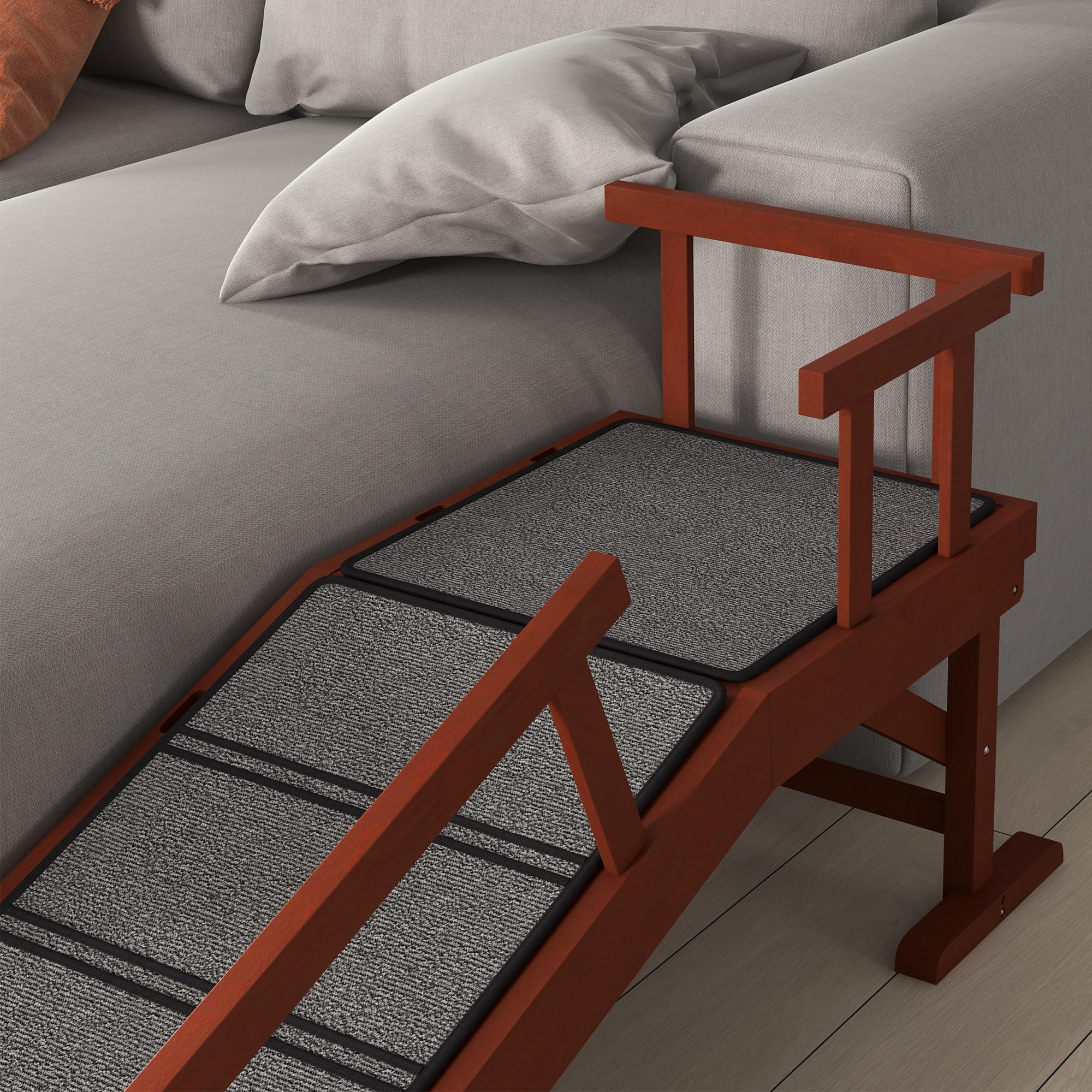 PawHut Adjustable Dog Ramp for Small Medium Large Dogs - 49