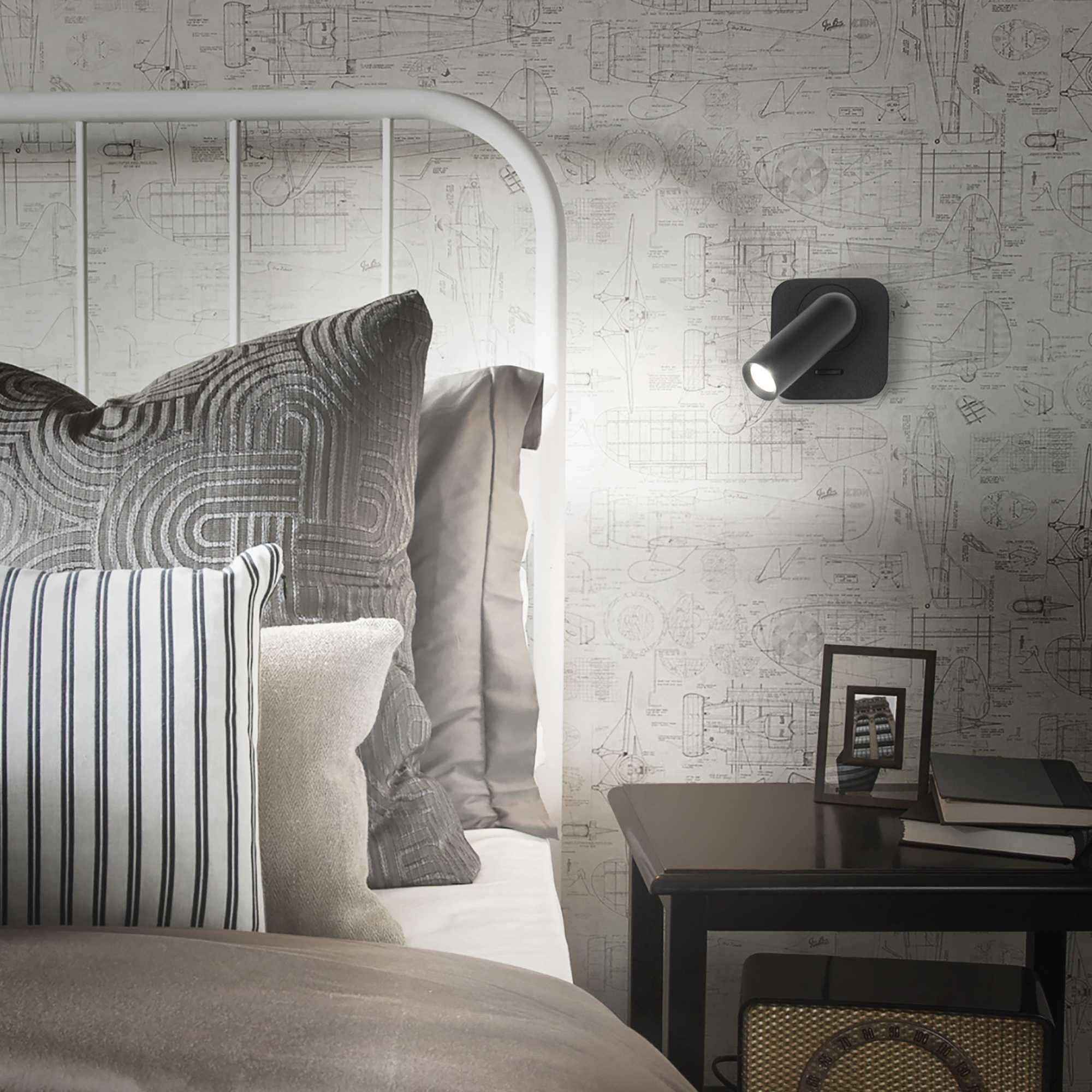 Bean LED Reading Light - Adjustable Brightness, Multiple Sizes & Finishes - Perfect for Bedtime Reading, Studying, and Office Work