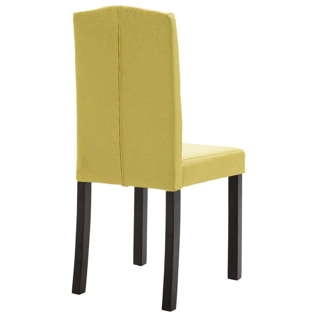 6 Pcs Green Fabric Dining Chairs - Comfortable Kitchen Chairs for Dining Room, Living Room, Bedroom, Kitchen & Restaurant Use