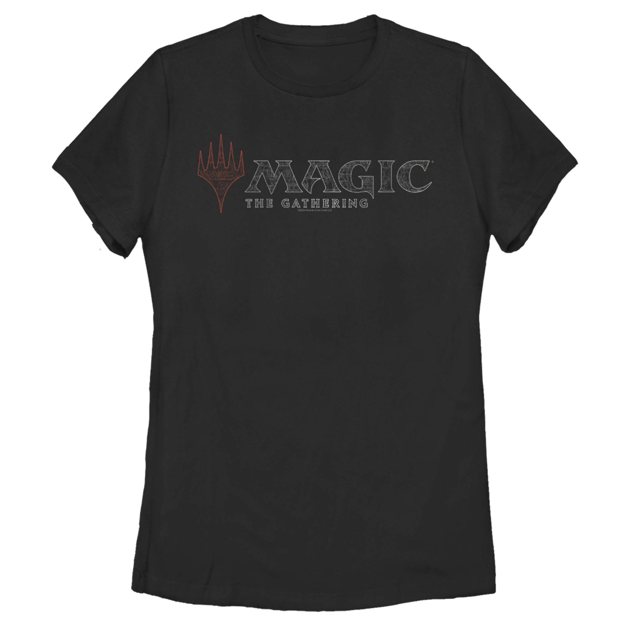 Women's Magic: The Gathering Ornate Logo Graphic T-Shirt | Casual Gaming Tee for MTG Fans & Collectors | Perfect for Game Nights & Conventions