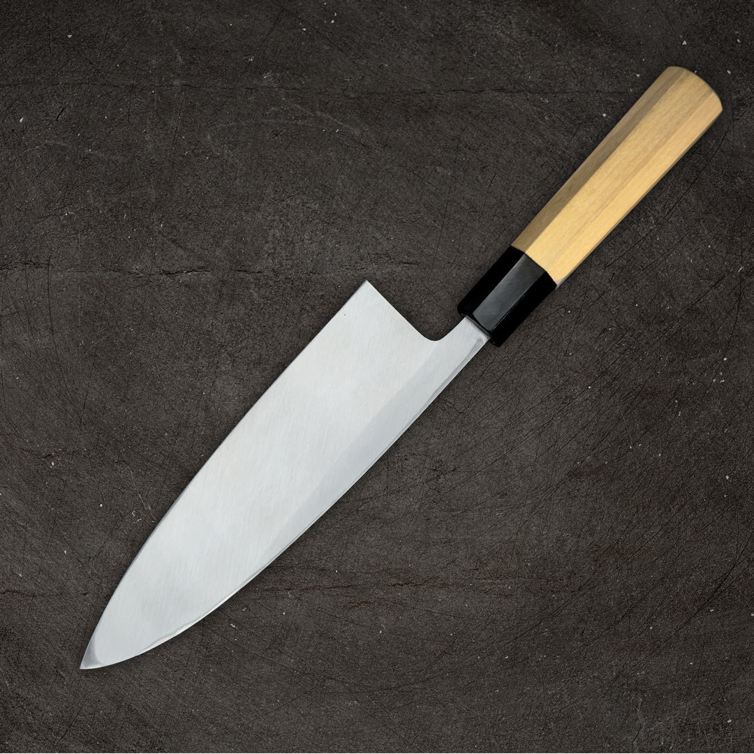 Ittosai Kotetsu White #2 Deba Knife 180mm (7.1 Inch) Left Handed Japanese Chef Knife - Perfect for Sushi, Filleting Fish & Precision Cutting