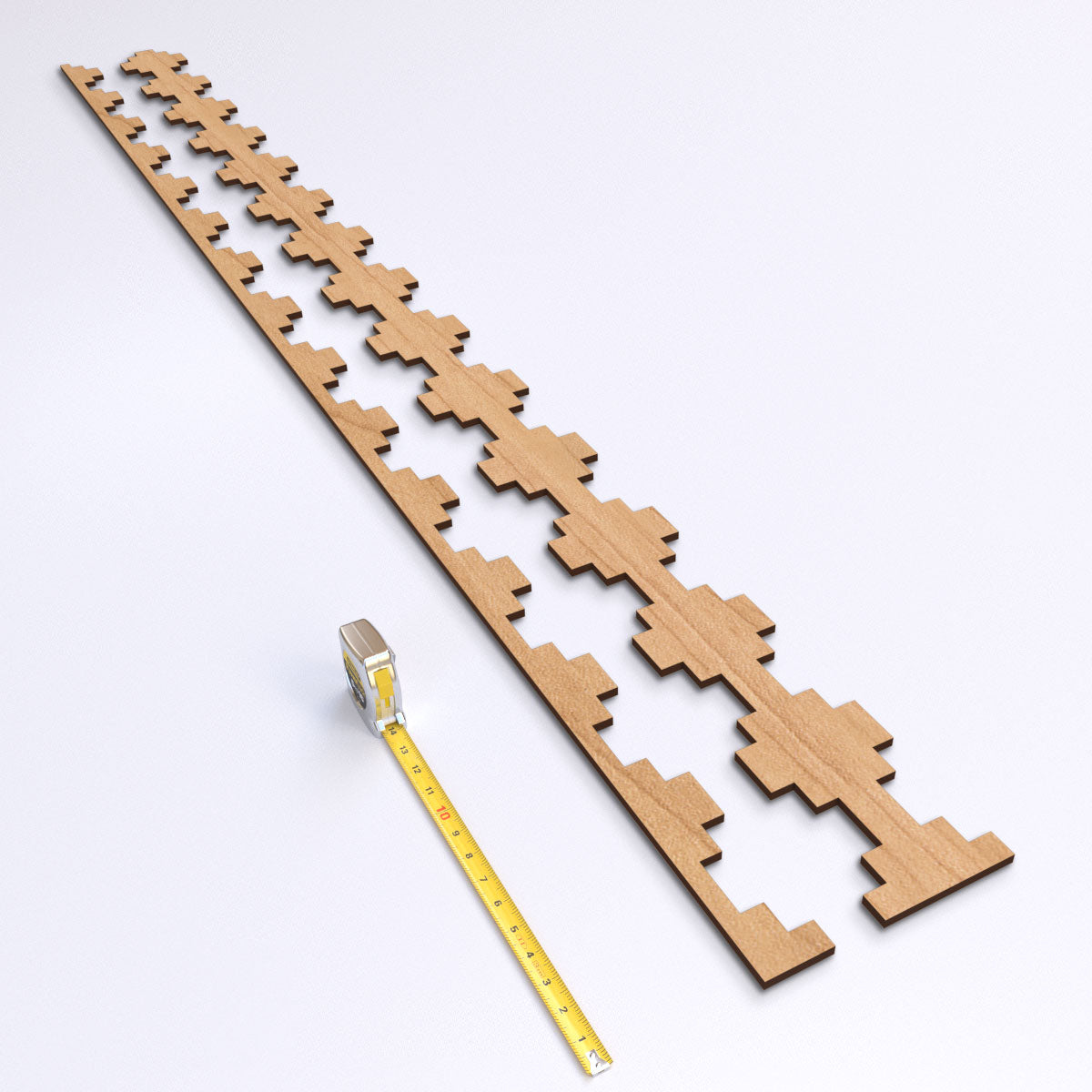 Adjustable Wood Slat Wall Kit - Modern Acoustic Panel for Home & Office Decor | DIY Room Divider & Soundproofing Solution