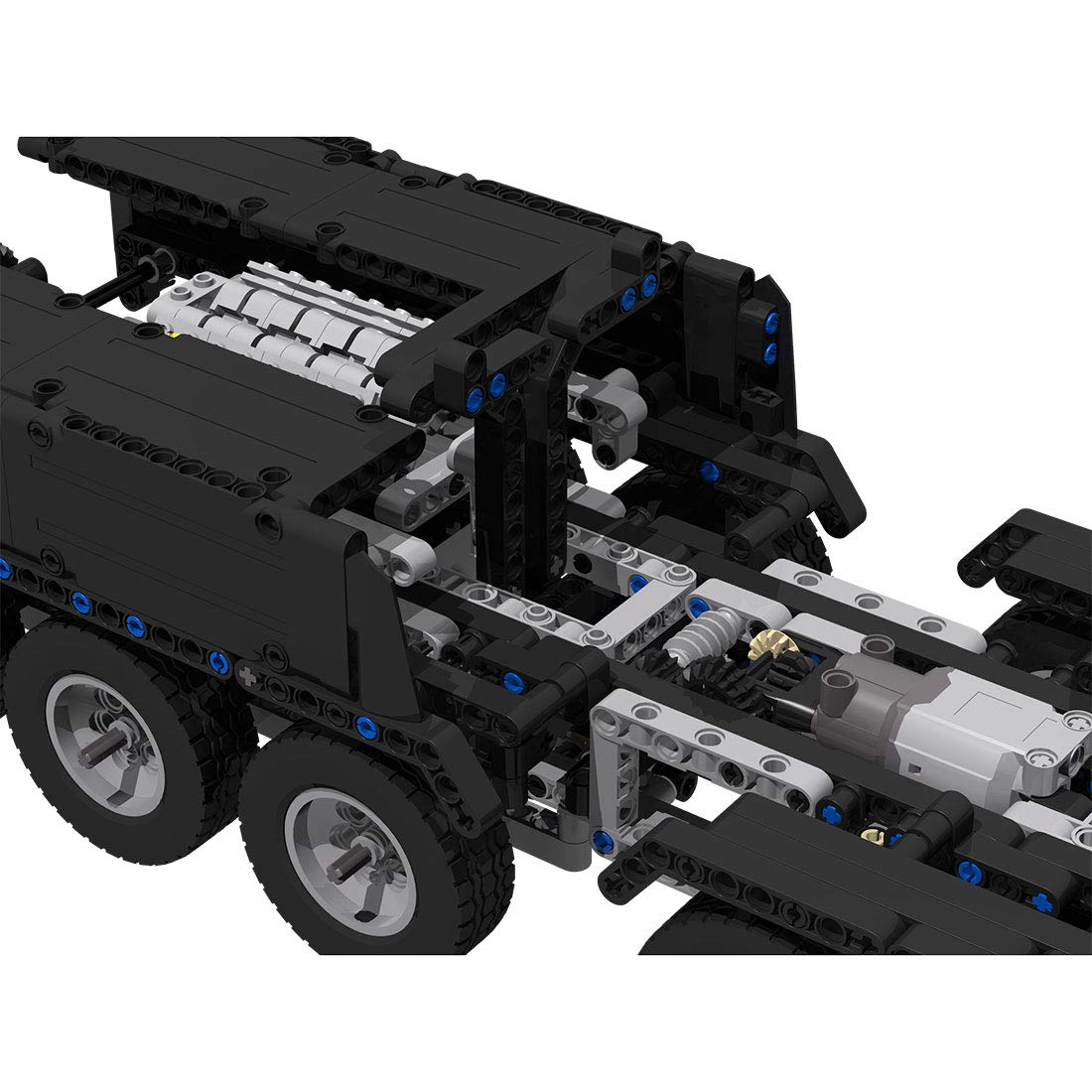 Bybo Remote Control Construction Crane Toy - Technic Building Blocks for Liebherr LTM1750-9.1 Model - 12 Motorized RC Truck Crane - Lego Compatible Engineering Toy for Kids & Adults - Perfect for STEM Learning, Construction Play and Collector Displays