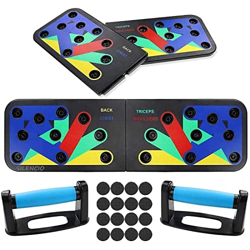 Livsaucy Multifunctional Portable Color-Coded Pushup Board - Home & Gym Workout Equipment for Chest, Shoulder, Triceps & Back Training | Perfect for Strength Building, Muscle Toning & Home Fitness Routines