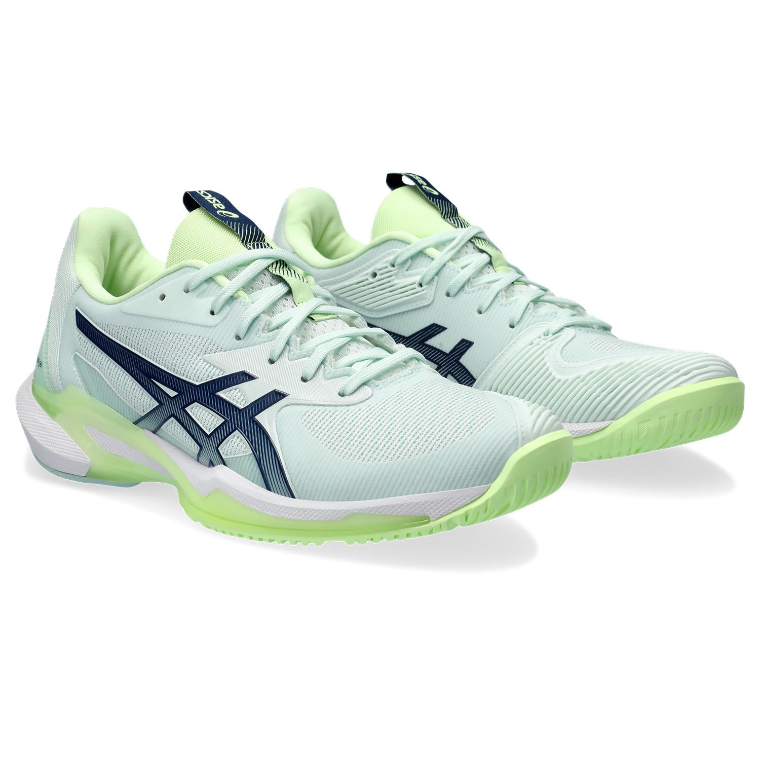 ASICS Solution Speed FF Women's Tennis Shoes - Lightweight Performance Court Shoes in Mint/Blue (250.300) | Perfect for Competitive Matches & Training Sessions