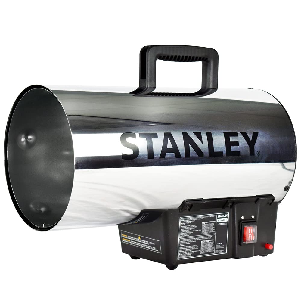 STANLEY 60,000 BTU Propane Garage Heater - Portable Shop Heater for Indoor/Outdoor Use - Ideal for Workshops, Garages, Construction Sites & Patios
