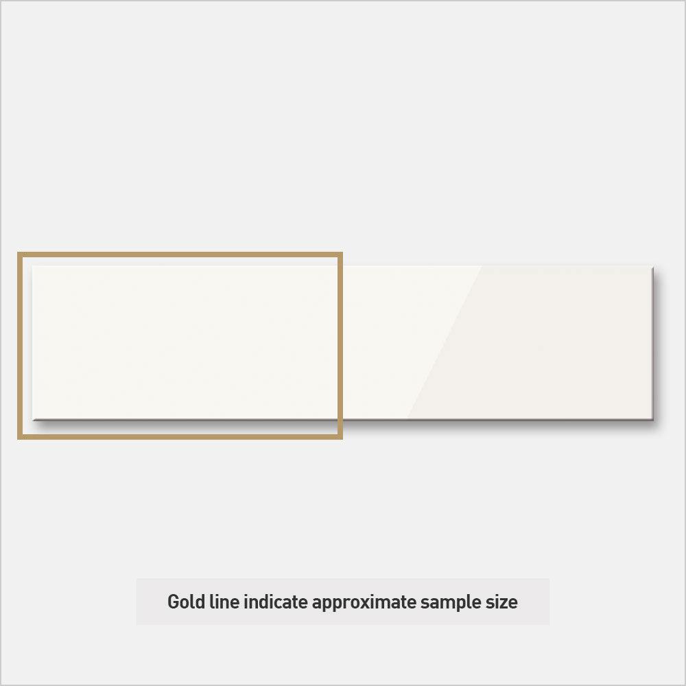 Premium Glossy White 75x300mm Subway Tile - Unrectified Ceramic Wall & Backsplash Tile for Kitchen, Bathroom & Shower Renovation