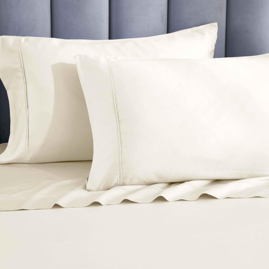 Premium 400 Thread Count Modal Pillowcase Set - Made from Beechwood Fiber - Cooling & Breathable for Hot Sleepers - Perfect for Bedroom, Hotel, and Travel Use
