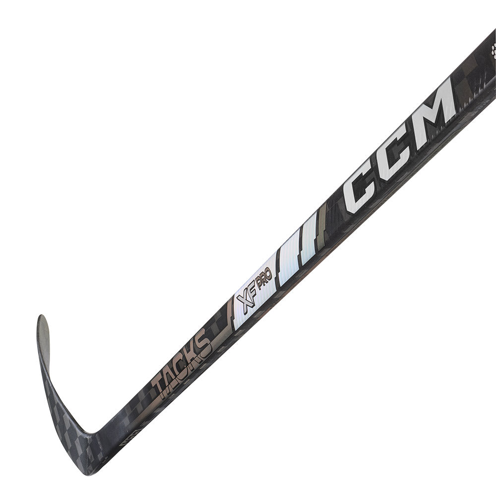 CCM Tacks XF Pro Intermediate Ice Hockey Stick - Lightweight Carbon Fiber for Enhanced Performance - Perfect for Youth & Adult Hockey Players