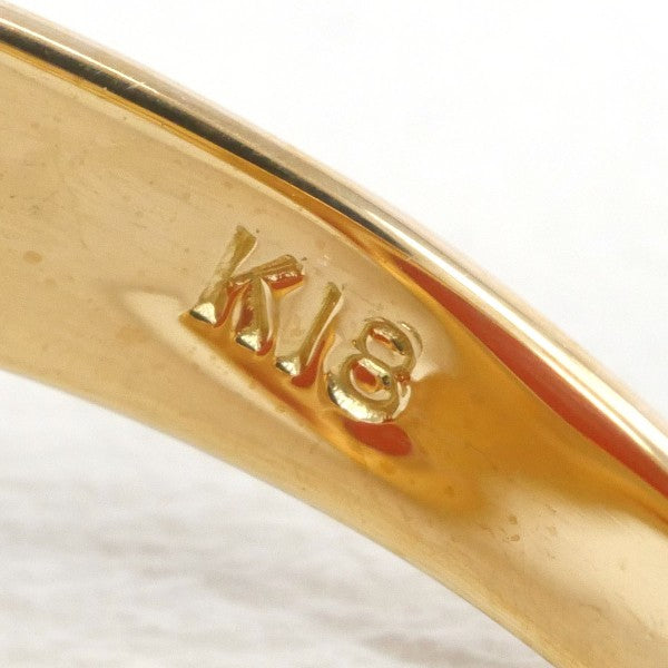 18K Yellow Gold Coral Ring for Women - Elegant Handmade Jewelry Gift for Birthday, Anniversary & Valentine's Day - Perfect for Beach Weddings & Summer Fashion Accessories