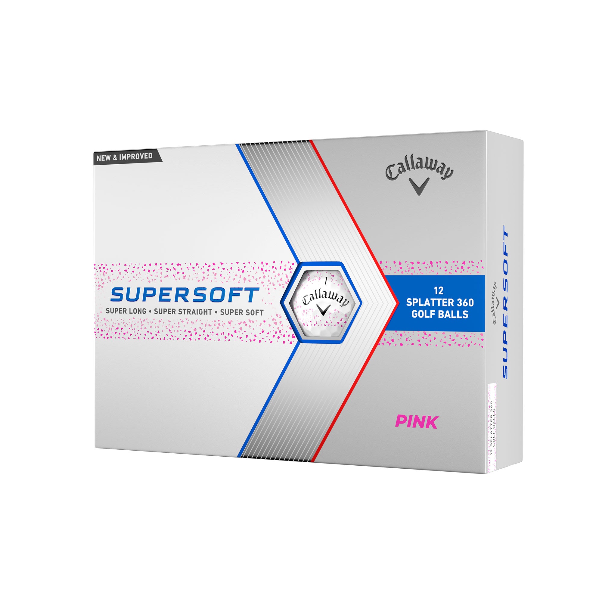 Callaway Supersoft Limited Edition Golf Balls - 12 Pack/Dozen | Ultra-Low Compression for Maximum Distance & Soft Feel | Perfect for Beginners & High Handicap Players on the Course