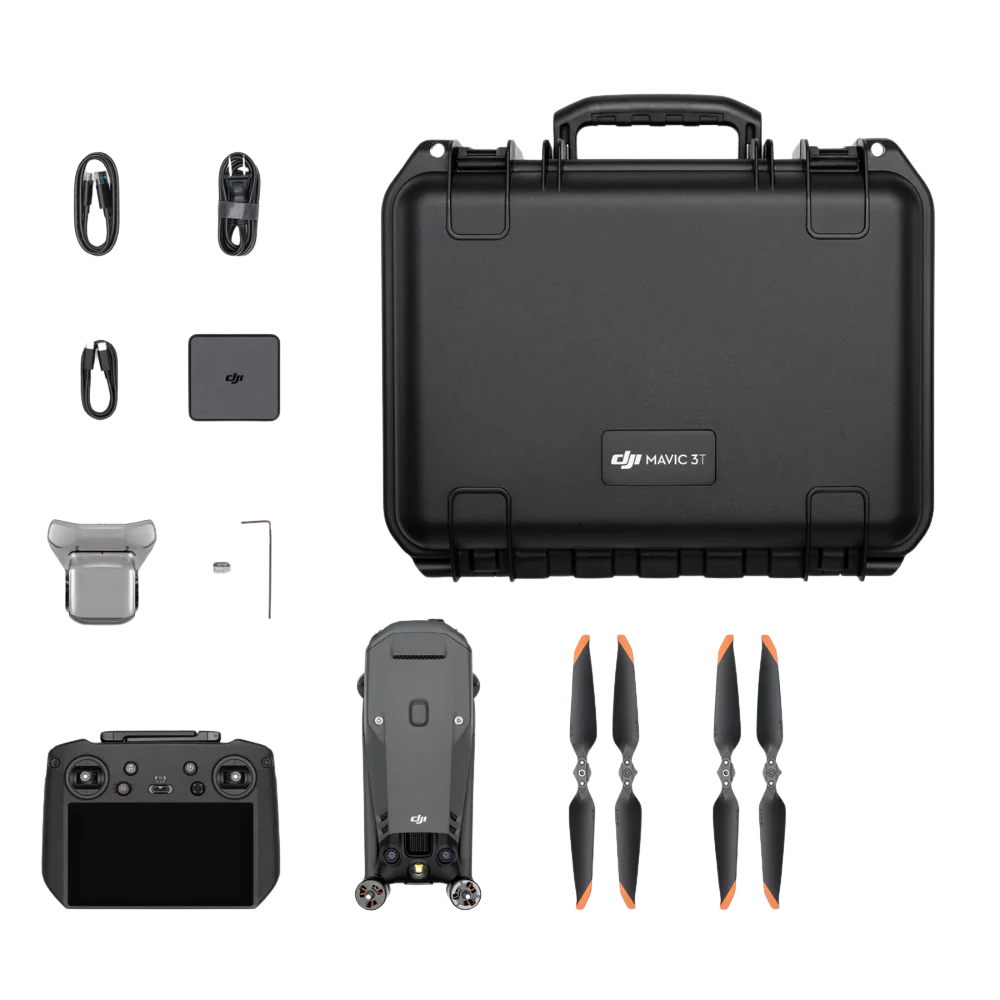 DJI Mavic 3 Thermal Drone with FLIR Camera - Professional Aerial Thermal Imaging for Search & Rescue, Inspections, and Wildlife Monitoring