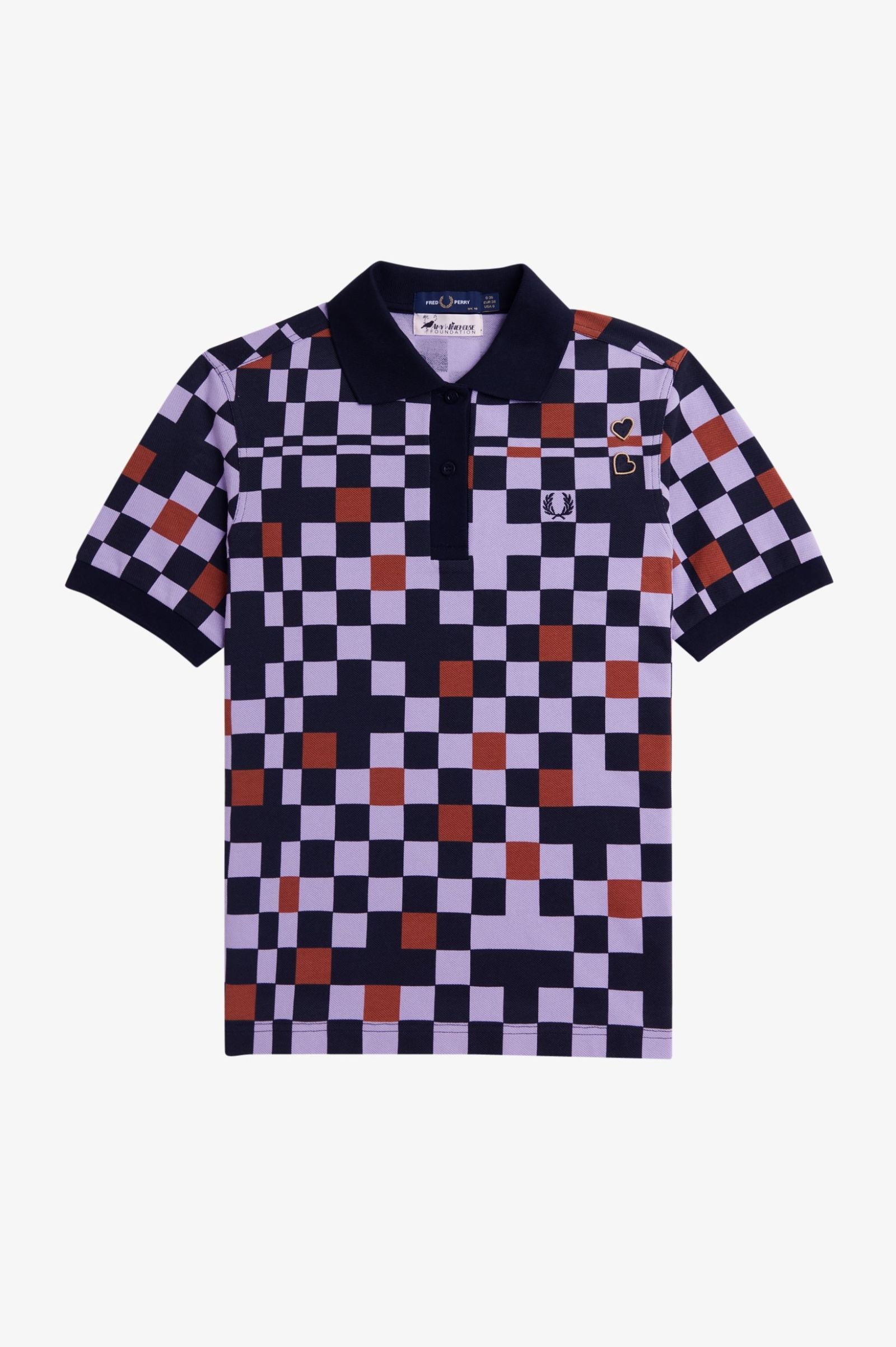 Vintage Amy Winehouse Printed Fred Perry Polo Shirt - Retro Music Fashion for Concerts & Casual Wear